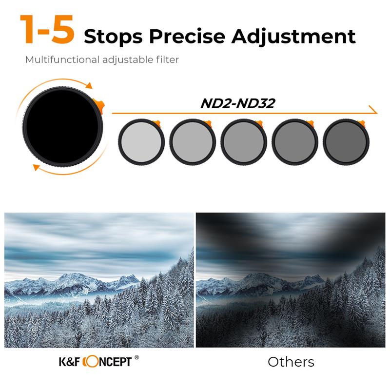 K&F CONCEPT ND2-32 1/4 Black M – Drone Camera Filter recenzja i cena
