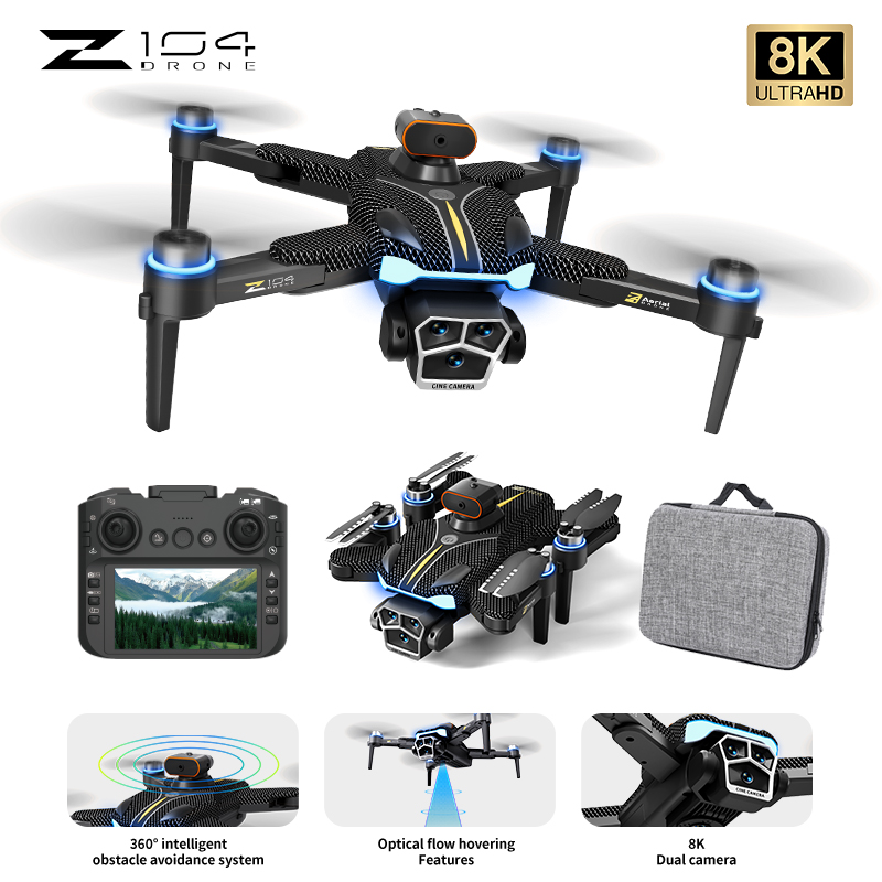 Dron Z104 RC szerokokątny 8K H – Drone Camera Wide Angle recenzja i cena