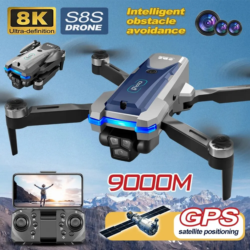 S8S GPS Drone 5G Wifi 8K HD Du – Drone Camera Hd recenzja i cena